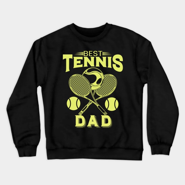 Tennis Dad Crewneck Sweatshirt by Imutobi